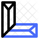 L Shape Ruler  Icon