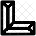L Shape Ruler  Icon