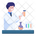 Lab Technician Sample Testing Lab Assistant Icon
