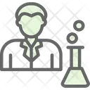Lab Technician Icon - Download in Colored Outline Style