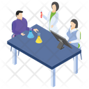 Lab Experiment Medical Laboratory Team Laboratory Test Icon