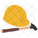 Builder Hat Labourer Construction Worker Icon