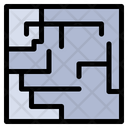 Labyrinth Map Maze Icon