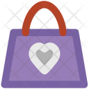 Ladies Handbag Heart Icon