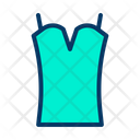 Dress Frock Ladies Outfit Icon