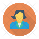 Lady Woman Office Icon