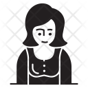 Lady User Avatar Icon