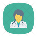 Woman Health Doctors Icon