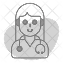 Lady Doctor Icon