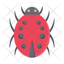 Ladybird Insect Fly Icon