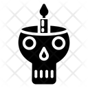 Skull Candle Horror Icon
