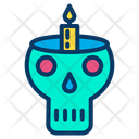 Skull Candle Horror Icon