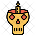 Skull Candle Horror Icon