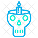 Skull Candle Horror Icon