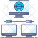 Lan Network Network Sharing Computer Network Icon