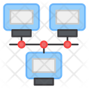 Lan Network Local Area Network Connected Devices Icon