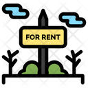 Land For Rent Rent Board Property For Rent Icon