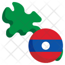 Laos Flag National Flag Country Flag Icon