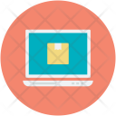 Laptop Delivery Package Icon