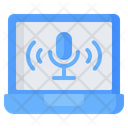 Laptop Computer Microphone Icon