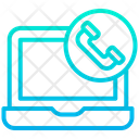 Laptop Call Web Came Video Call Icon