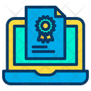 Laptop Certificate Icon