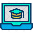 Laptop Education E Learning Icon