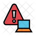Laptop Alert Device Icon