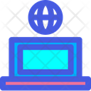 Laptop Internet Icon