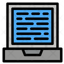 Laptop Note  Icon