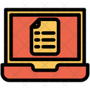 Laptop Learning Note Icon