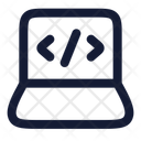 Laptop Programming Icon