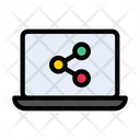Laptop Sharing Icon