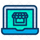 Laptop Store Icon