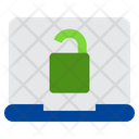 Laptop Unlock Icon