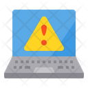 Warning Laptop Device Icon