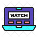 Watchlist Online Video Streaming Laptop Icon
