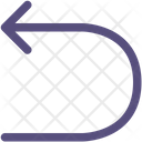 Large Turn Arrow  Icon
