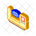 Lathe Equipment Isometric Icon