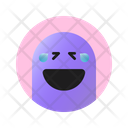 Laugh Out Loud Face Emoji Emoticon Icon