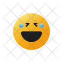 Laugh Out Loud Face Emoji Emotion Icon