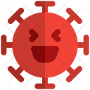 Laughing Coronavirus Emoji Coronavirus Icon