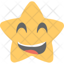 Laughing Star Emoji Icon