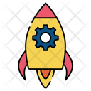 Startup Initiation Rocket Icon