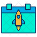Launch Date Launch Day Launch Schedule Icon