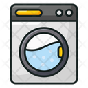 Washing Machine Electric Washer Washing Clothes Icon