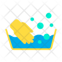 Hand Bubble Clean Icon
