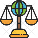 Law Climate Change Balance Icon