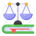 Law Education Literary Justice Educational Balance Icon