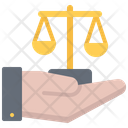 Law in hand  Icon
